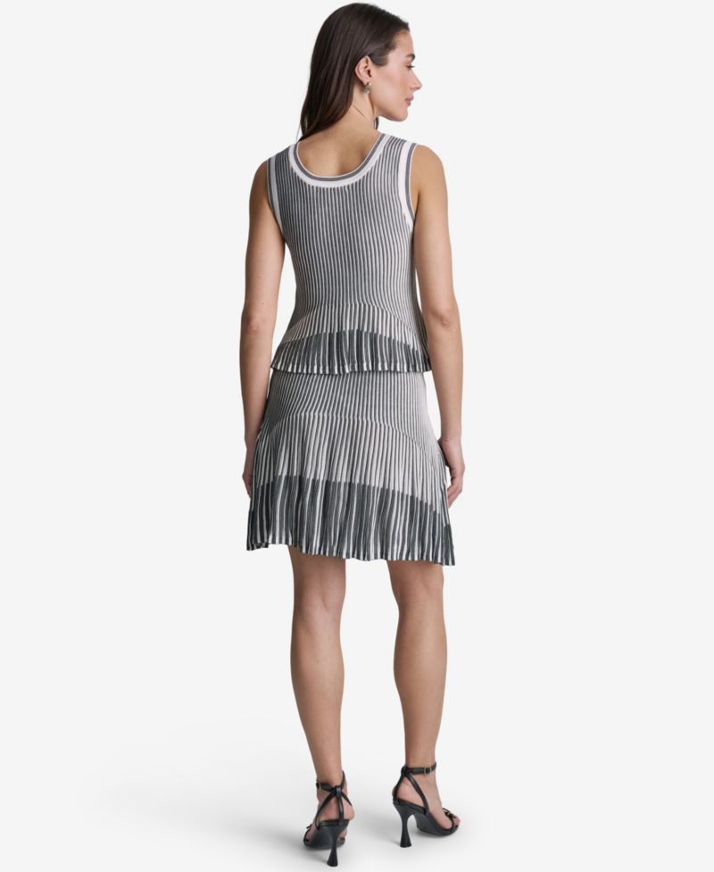 Women's Striped Sleeveless Viscose Tank Top