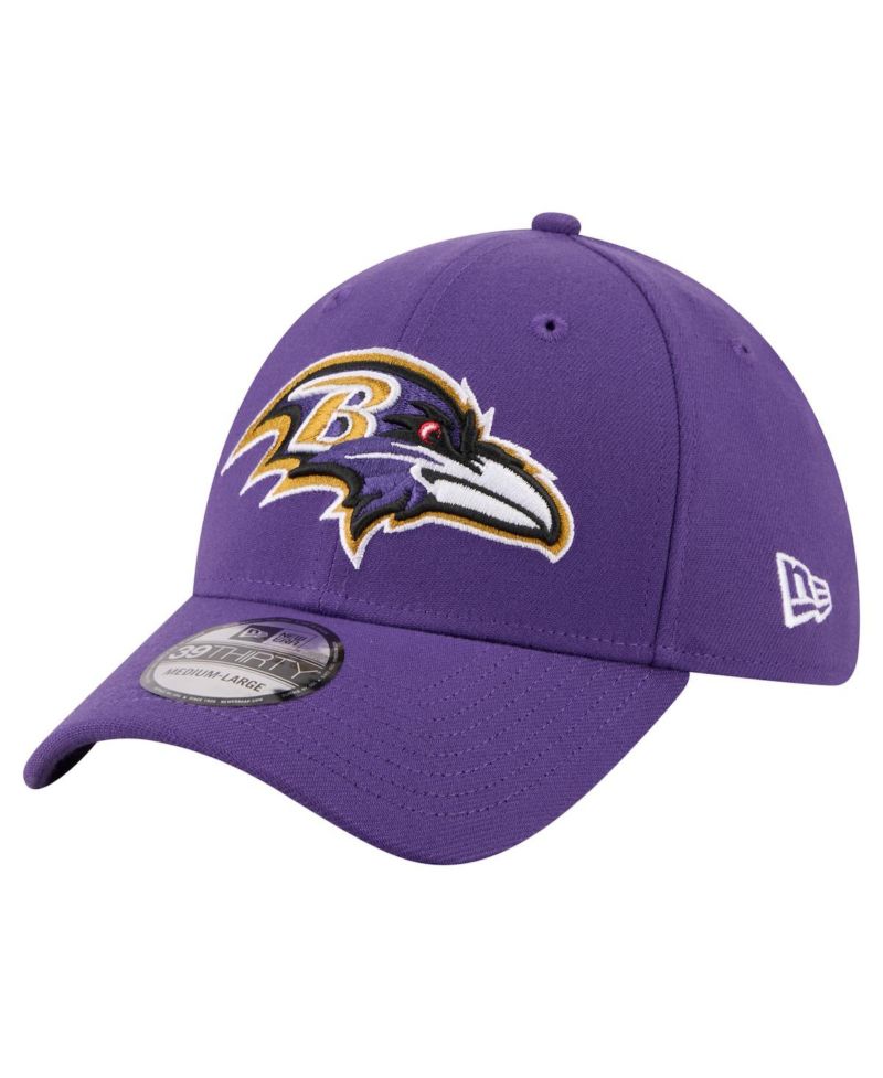 Men's Purple Baltimore Ravens Core Team 39THIRTY Flex Hat