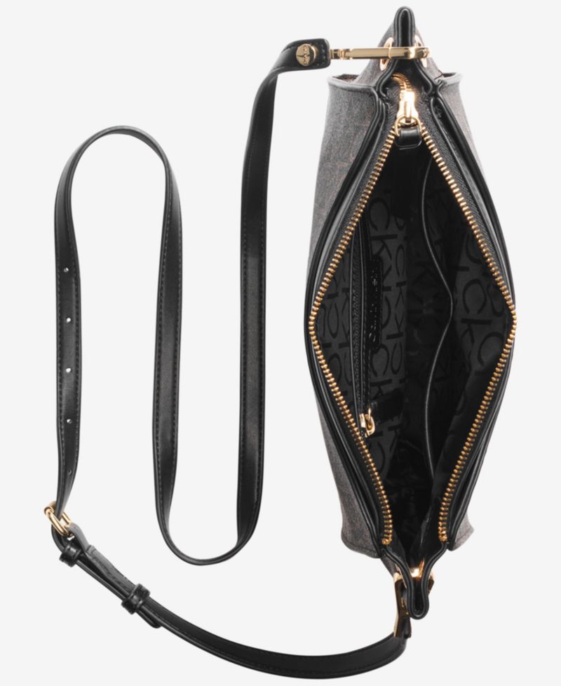 Garnet Adjustable Top Zipper Crossbody