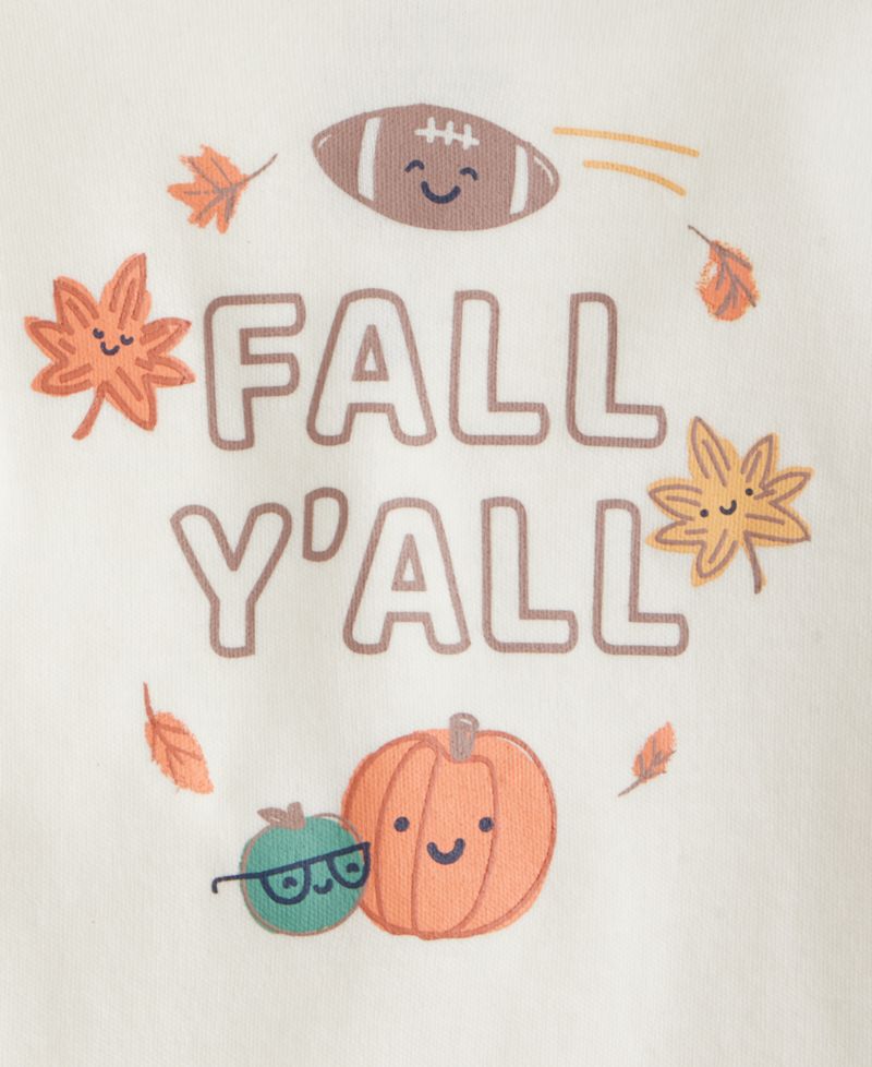 Baby Boys' 3M-24M Mix & Match Long-Sleeve Fall Y'all T-Shirt