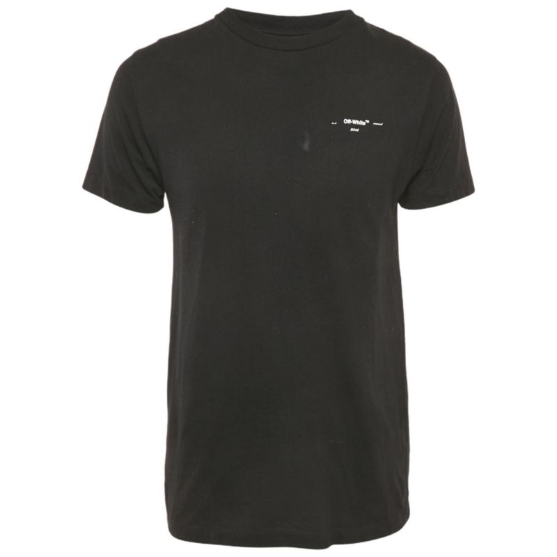 Men's Black Cotton Knit T-Shirt