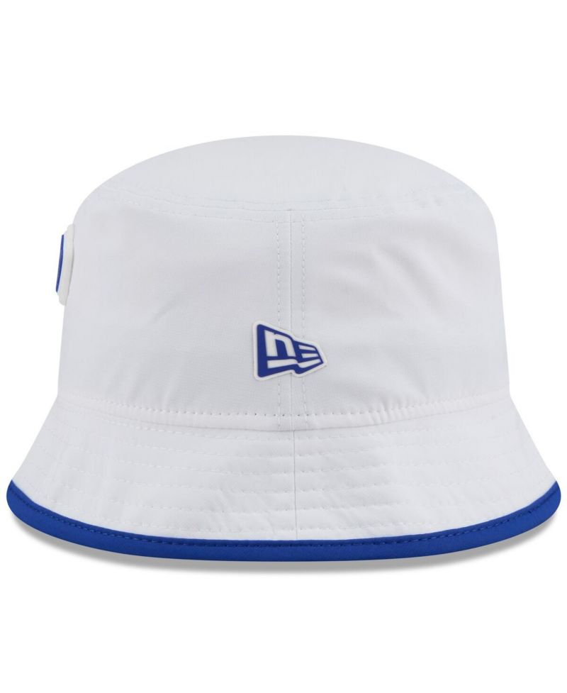 Men's White Buffalo Bills 2025 NFL Training Camp Stretch Bucket Hat