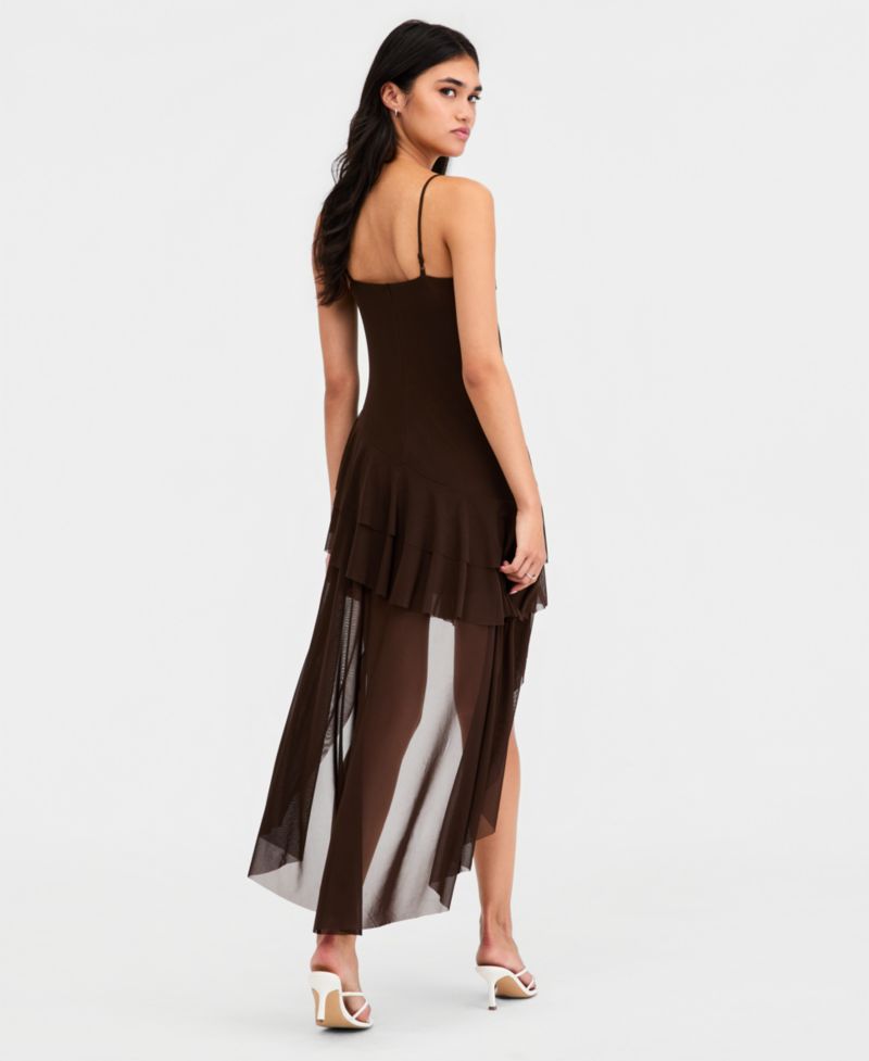 Women's Tiered High-Low Dress