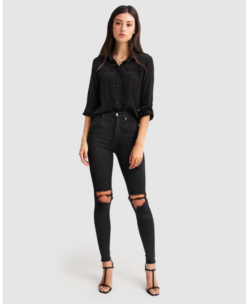 Women's Eclipse Rolled Sleeve Blouse