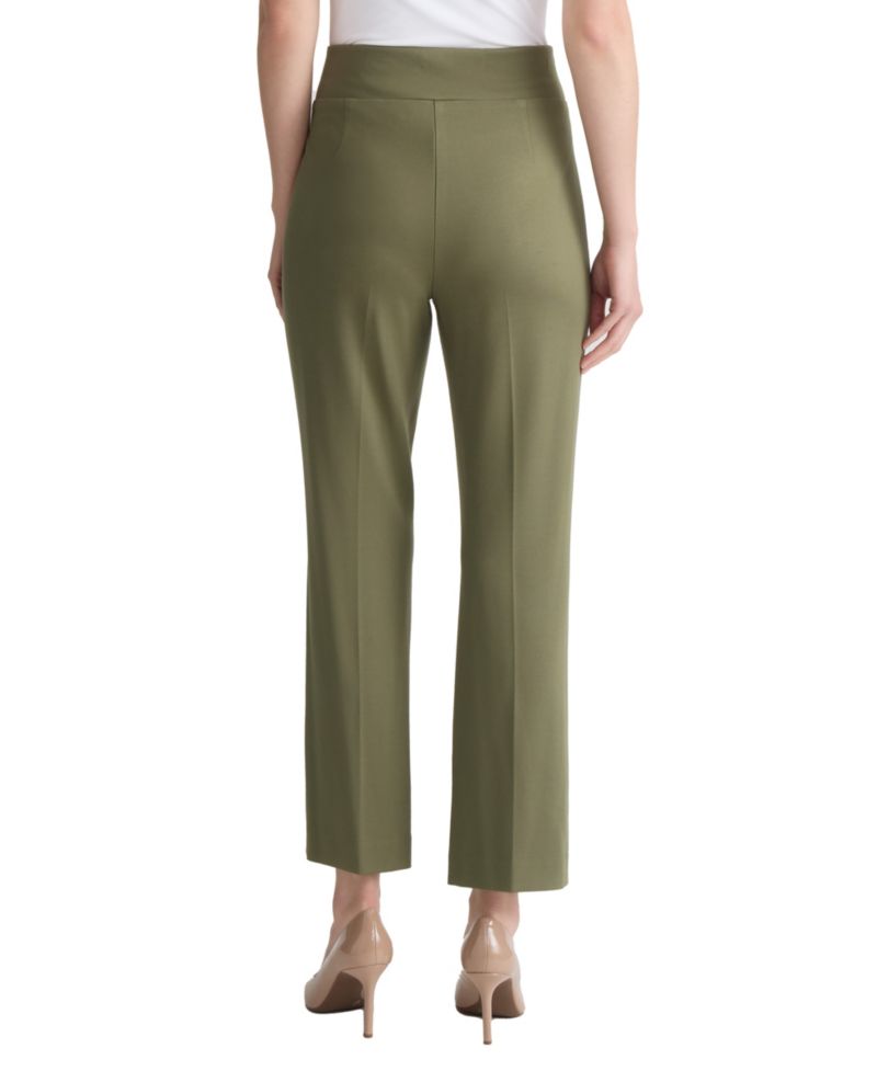 Petite Pintuck Pull-On Trousers