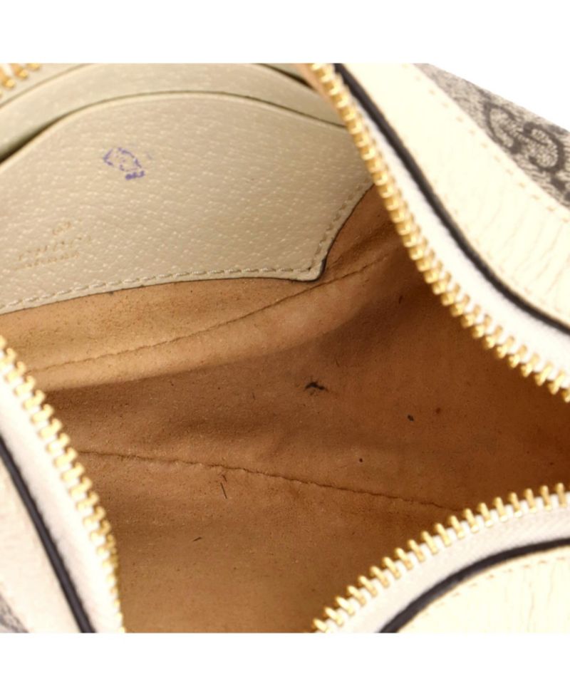 Mini Ophidia Half Moon Bag GG Coated Canvas