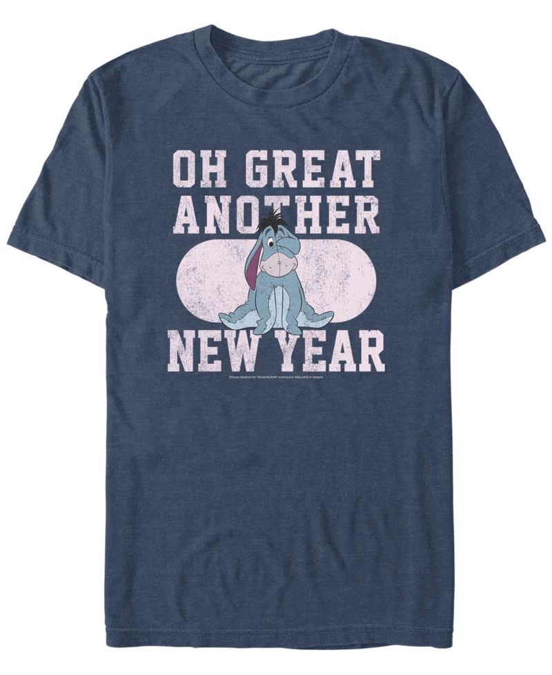 Men's Winnie the Pooh Another New Year Short Sleeves T-shirt