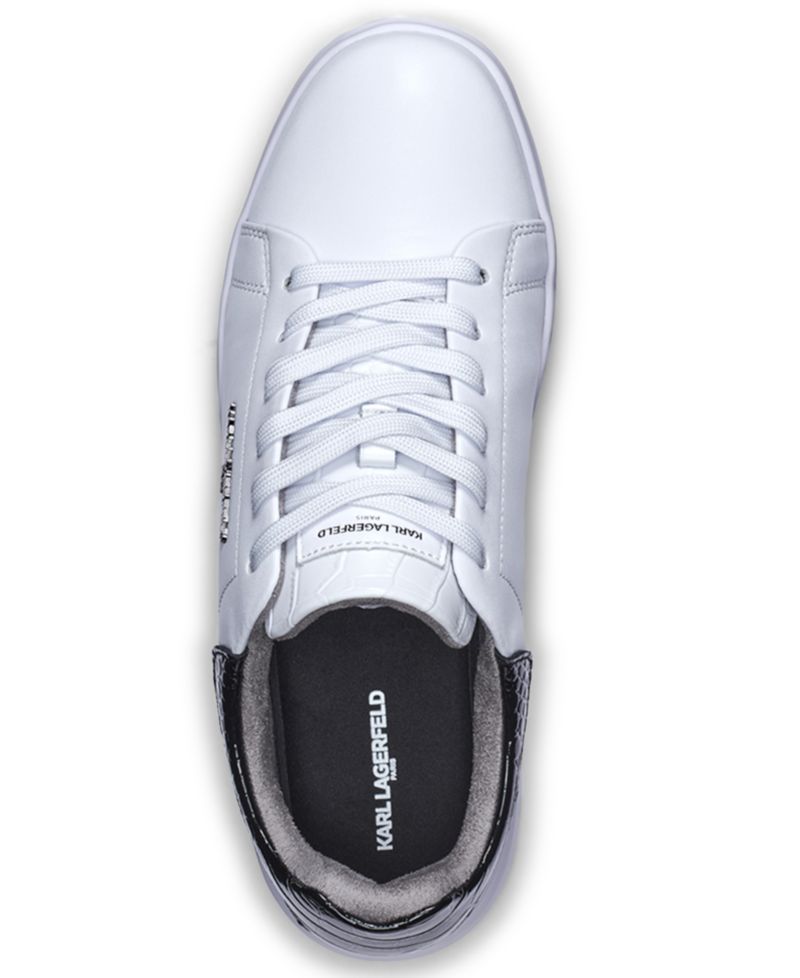 Men's Round Toe Leather Sneakers