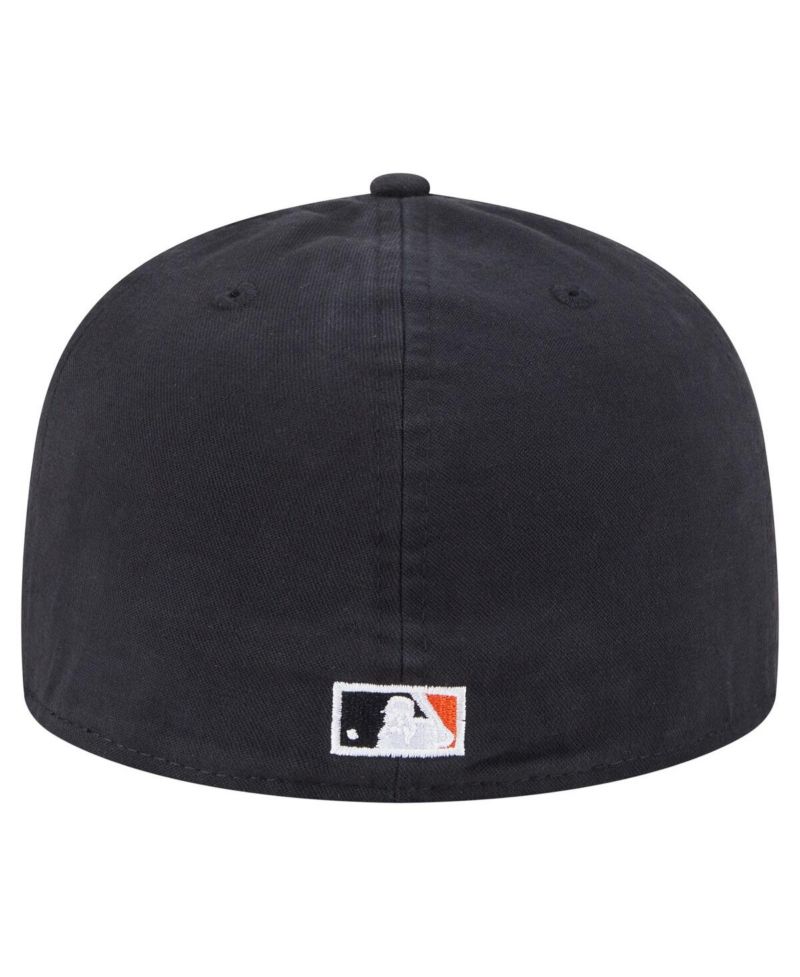 Men's Black Baltimore Orioles Championship Side Flag A-Frame 59FIFTY Fitted Hat