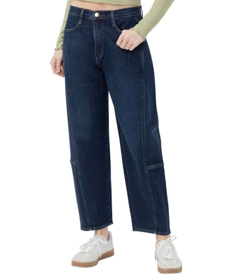 Women's Slim Barrel High-Rise Stretch Denim Jeans