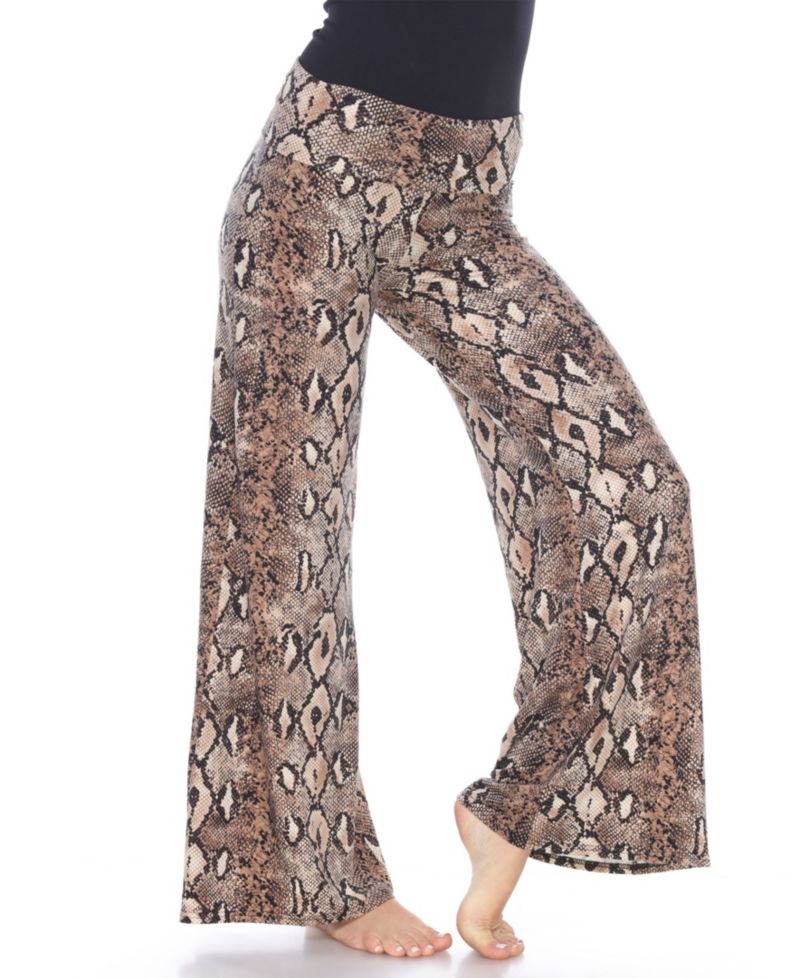Python Printed Palazzo Pants