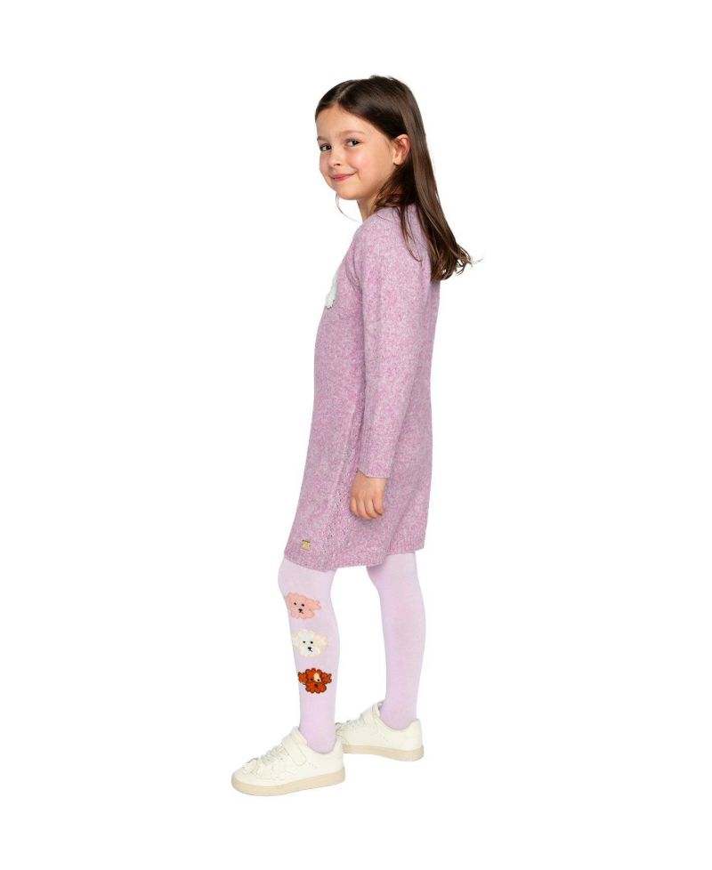 Little Girls (7-12) Poodle Knit Dress