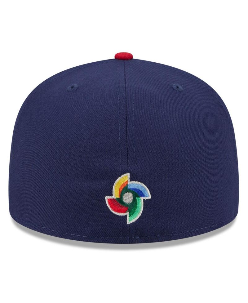 Men's Navy/Red USA Baseball 2026 World Baseball Classic 59FIFTY Fitted Hat