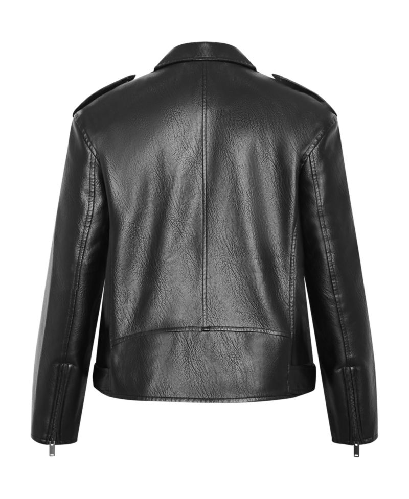 Plus Size Julie Zip Biker Jacket
