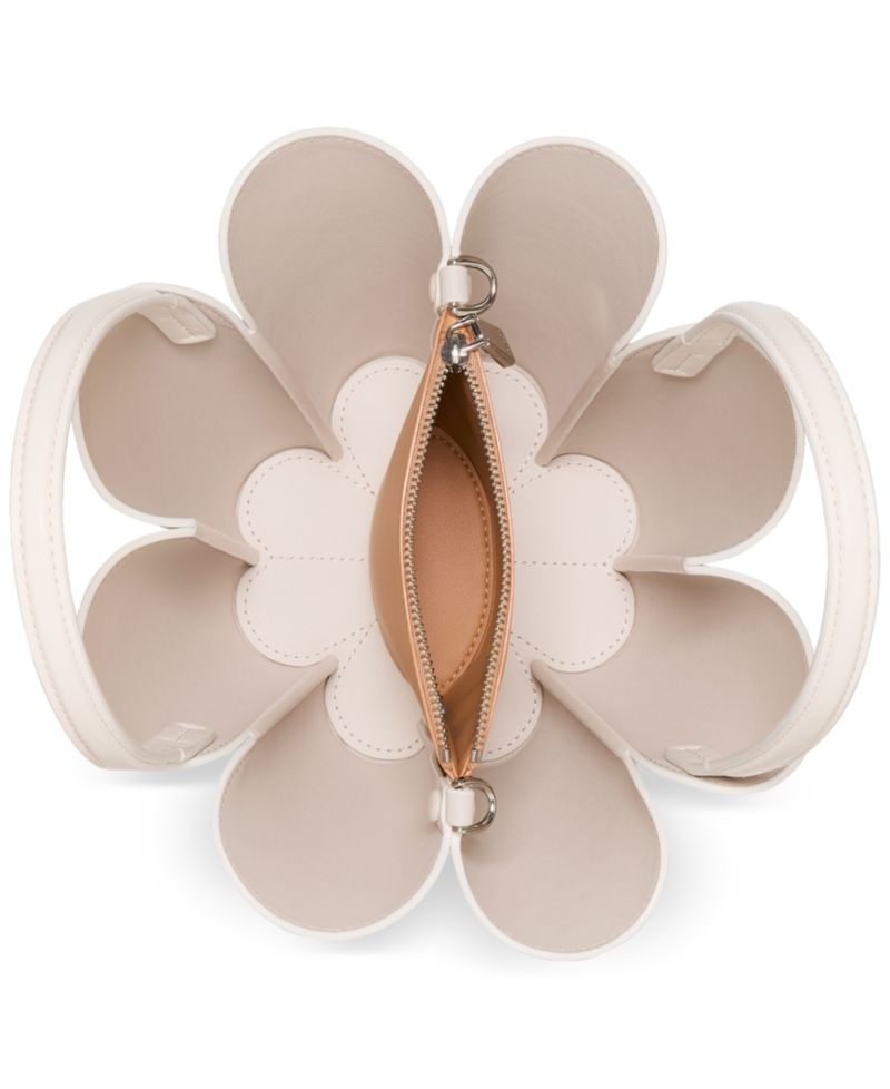 Spade Small Leather Flower Bucket Bag
