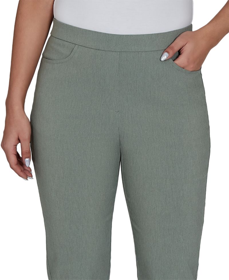 Petite Provence Millennium Pull-On Mid-Rise Straight-Leg Pants