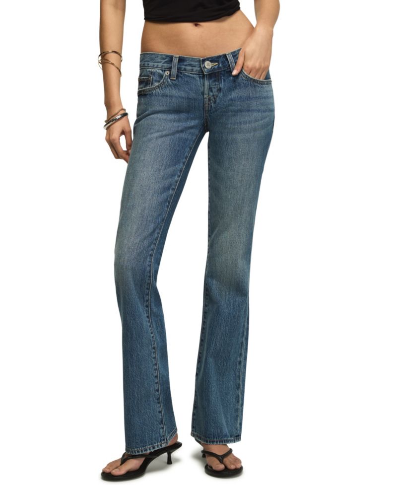 Women's Lil Maggie Ultra Low Rise Flare Jeans