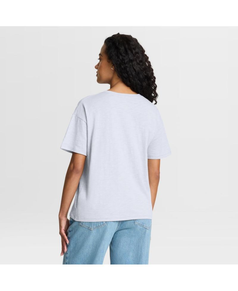 Women's White Kansas City Chiefs Redzone Slub Boxy T-Shirt