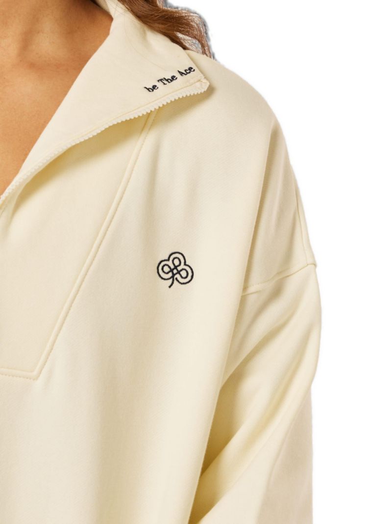 Women's Varsity Athletica Mock Neck Quarter-Zip Sweatshirt