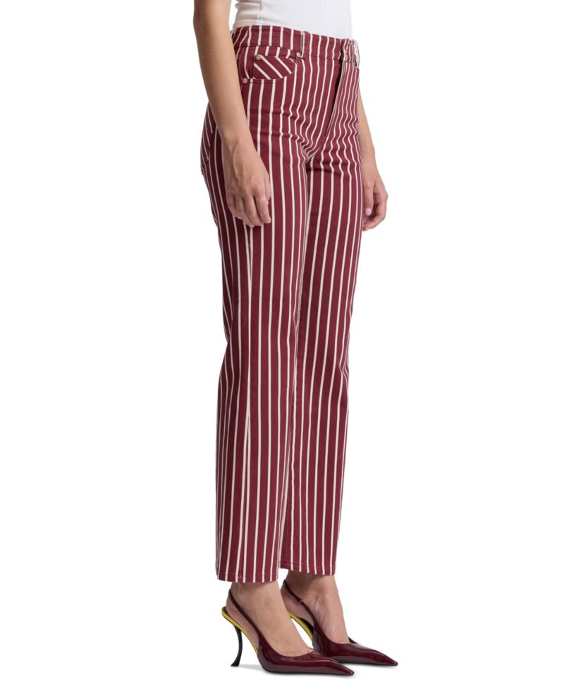 Women's Striped Bootcut Jeans