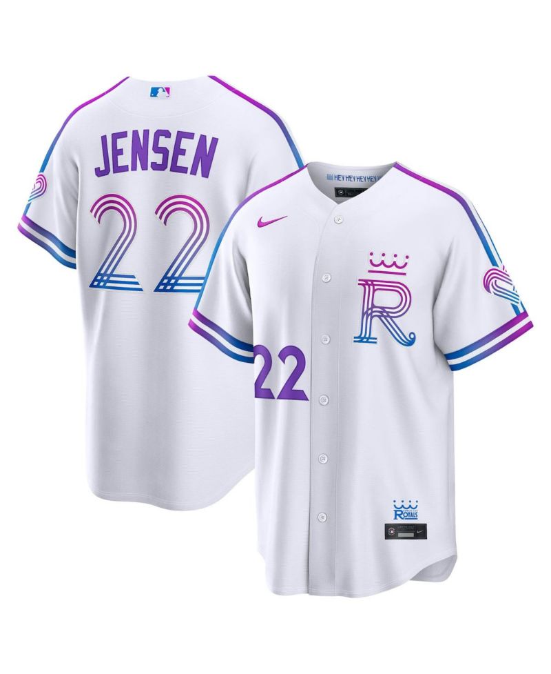 Men's Carter Jensen White Kansas City Royals 2026 City Connect Stadium Jersey