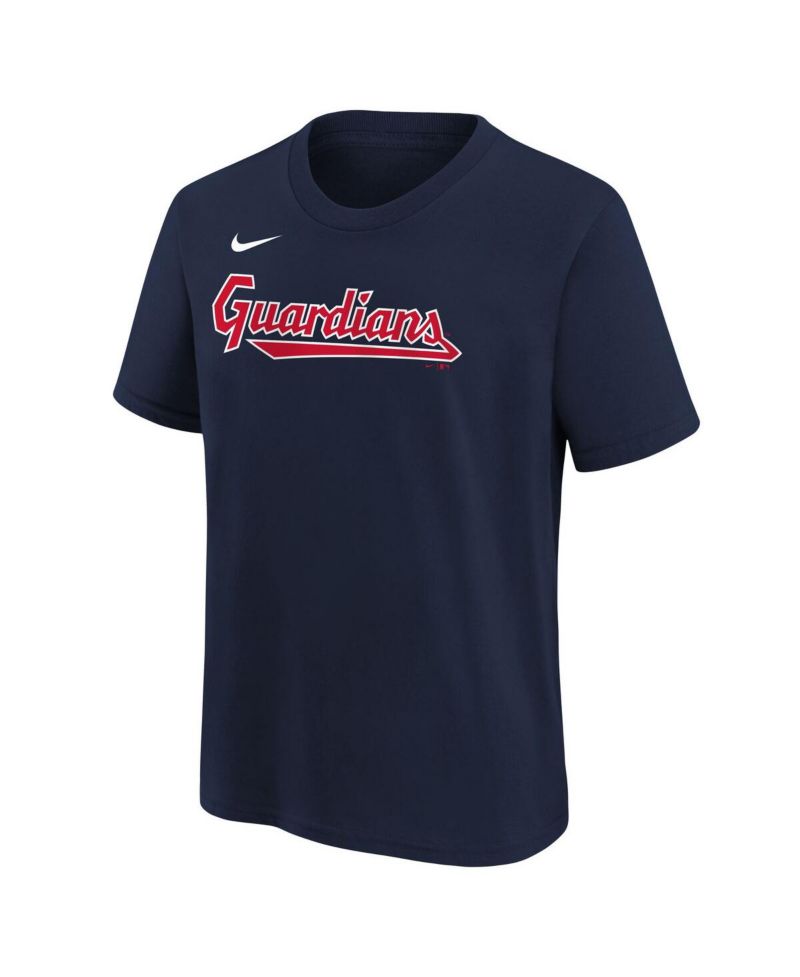 Big Boys and Girls Jos&eacute; Ramírez Navy Cleveland Guardians Name & Number T-Shirt