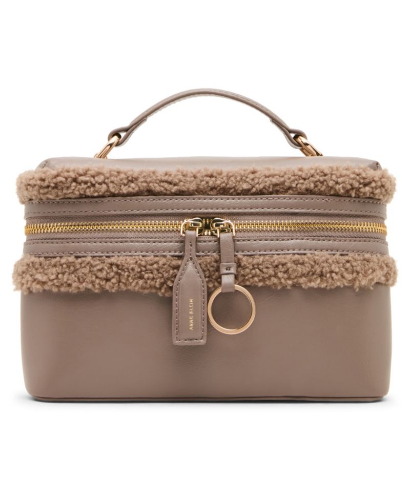 Women's Faux Sherpa Train Case