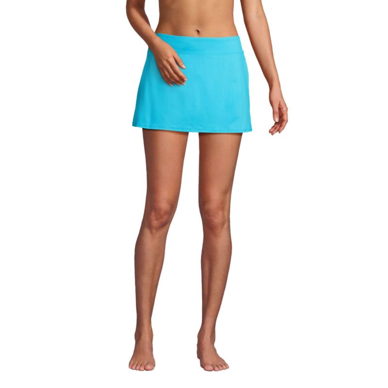 Petite Tummy Control Swim Skirt Swim Bottoms