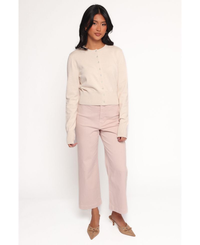 Women's Elita Fitted Button-Front Viscose-Blend Cardigan