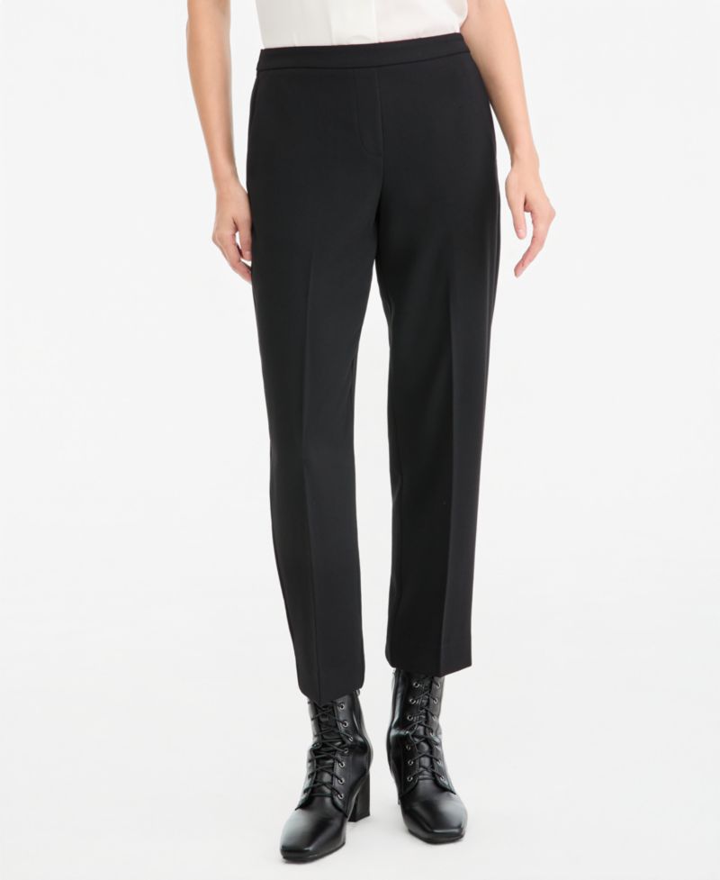 Women's Aubree High-Waisted Crepe Ankle Pants