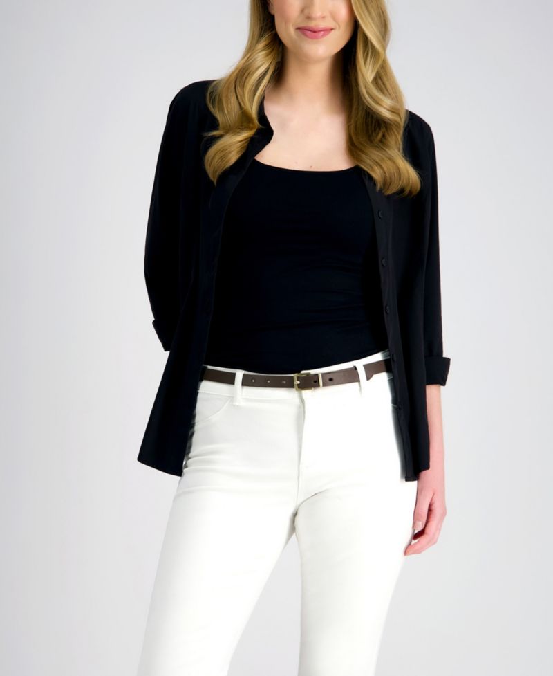 2-Pc. Skinny Belt Set