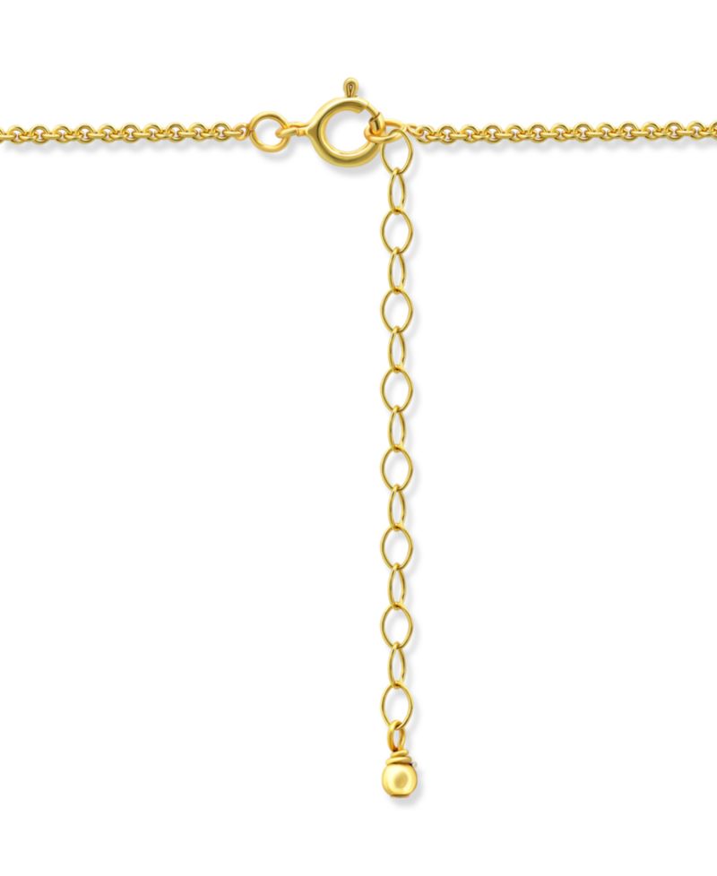 Teardrop Freshwater Cultured Pearl Round Cubic Zirconia Bezel Necklace