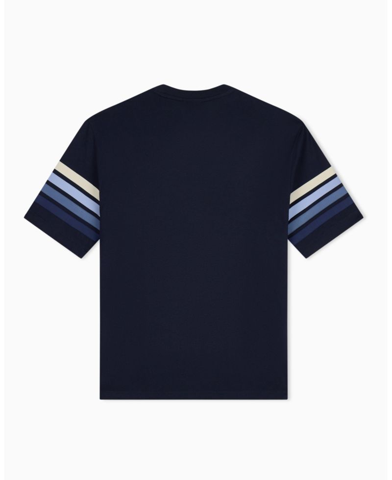 Men's 4 Stripes Short Sleeve Jersey T-Shirt