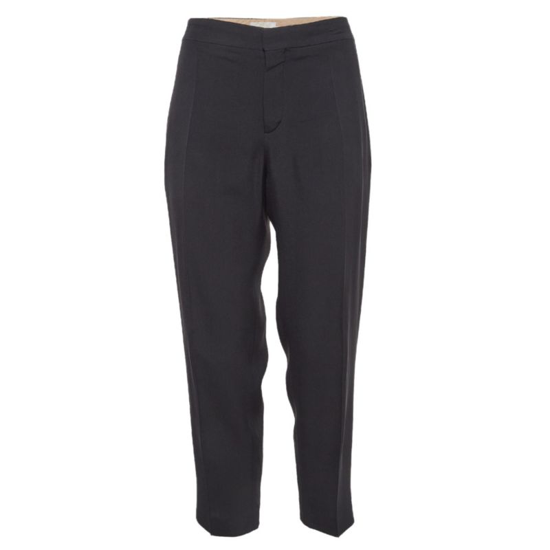 Women's Black Gabardine Trousers