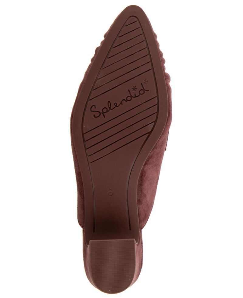 Women's Lotus Heeled Penny Loafer Mule