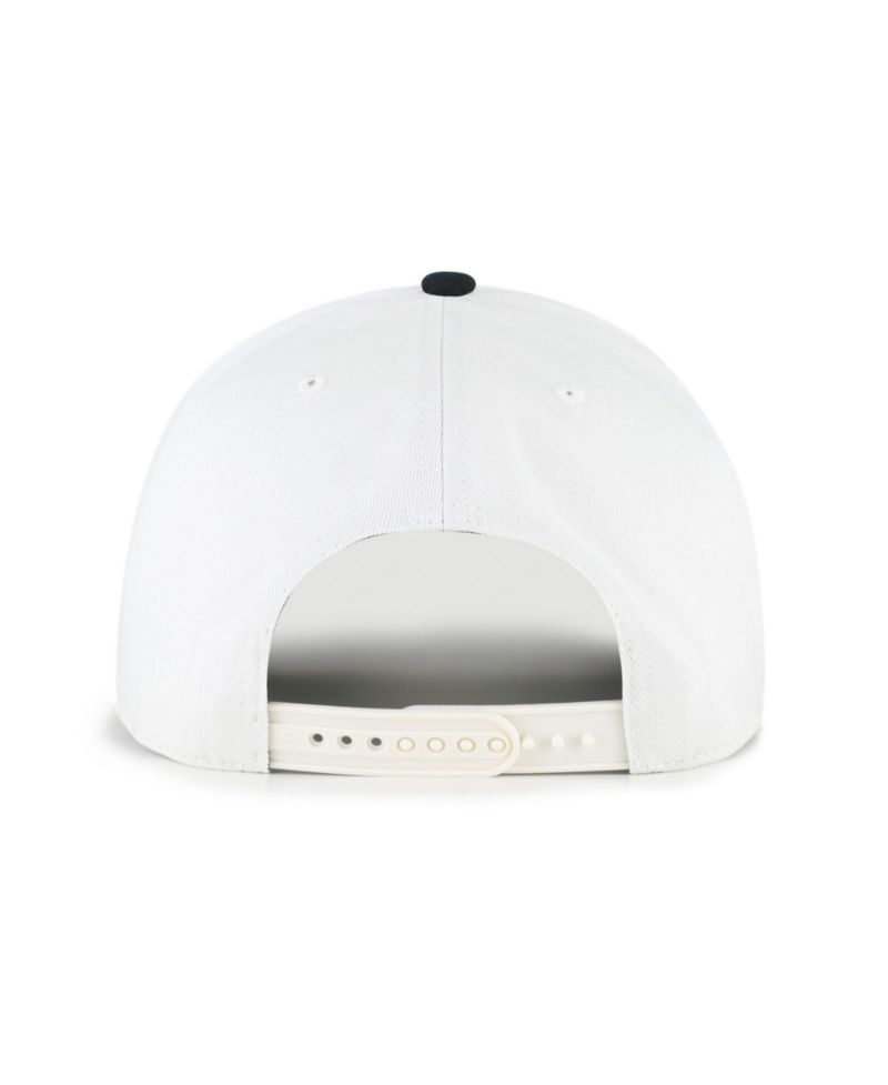 Men's '47 White/Black Pittsburgh Pirates Glizzy Collection Hitch Adjustable Hat