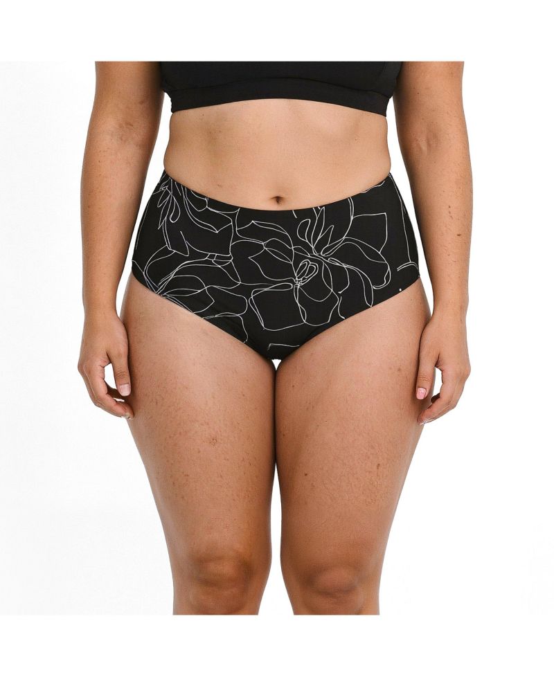 Plus Size High-Waisted Bikini Bottom