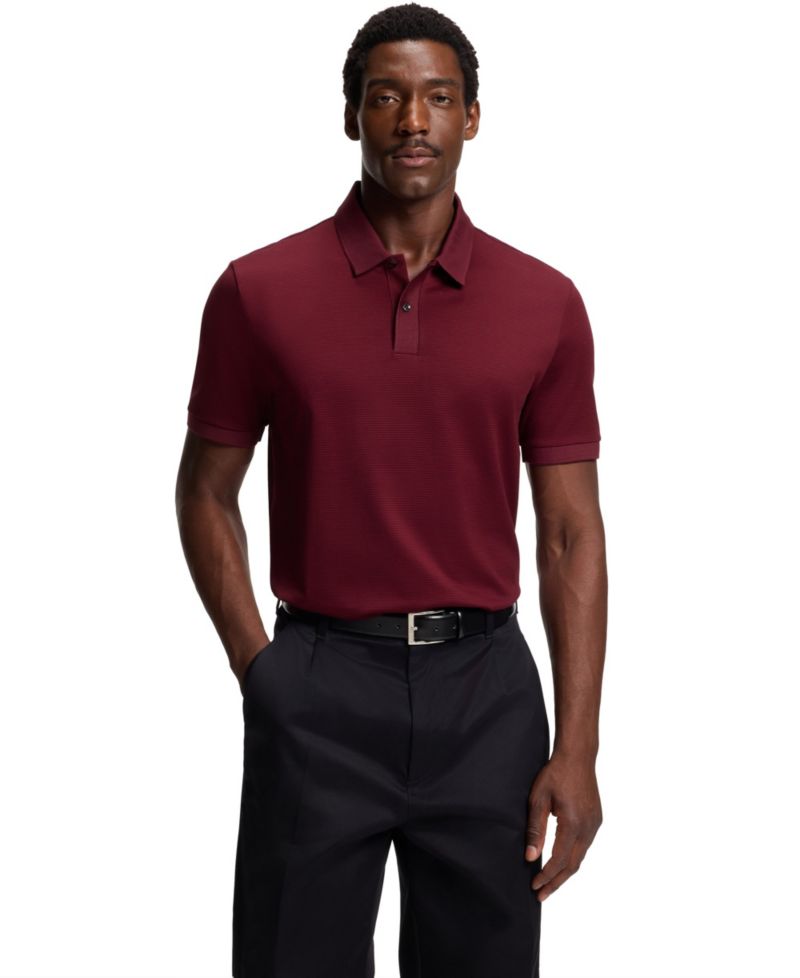 Men's Mercerised-Cotton Polo Shirt