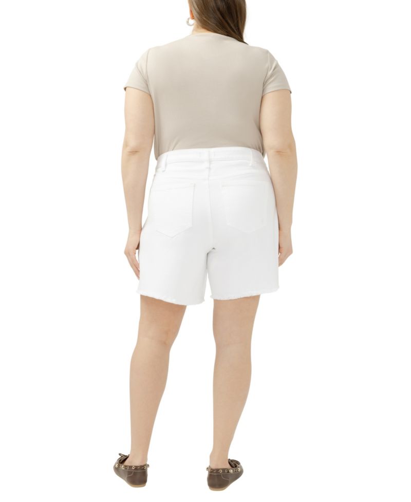 Plus Size Suki Curvy Fit Mid-Thigh Shorts