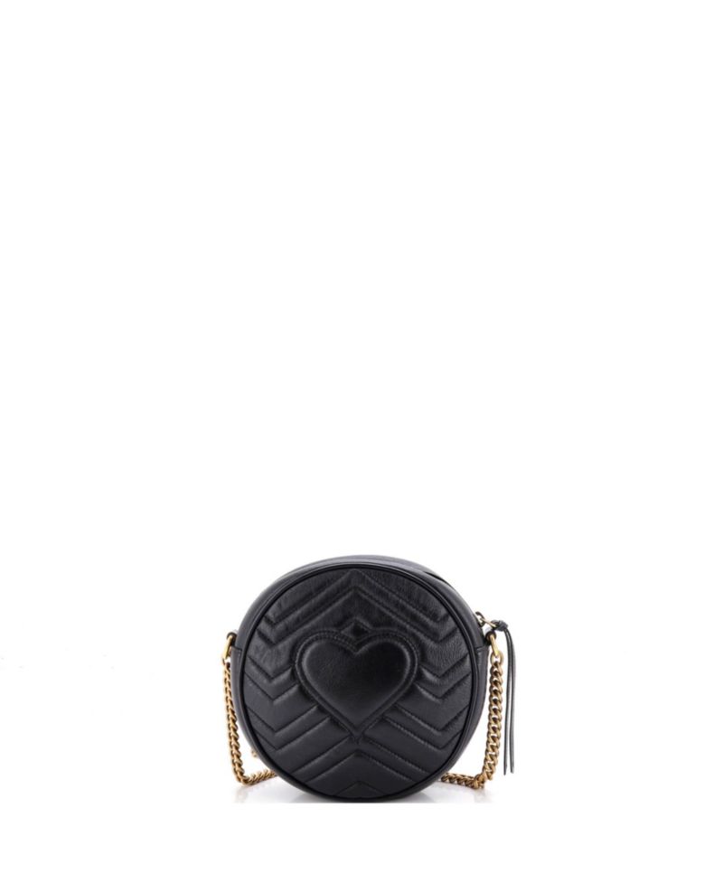 Mini GG Marmont Matelasse Leather Shoulder Bag