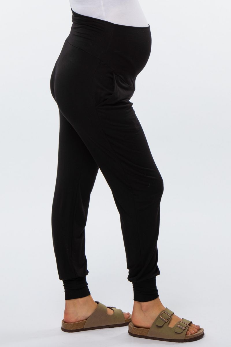 Women's Navy Blue Band Jogger Pants