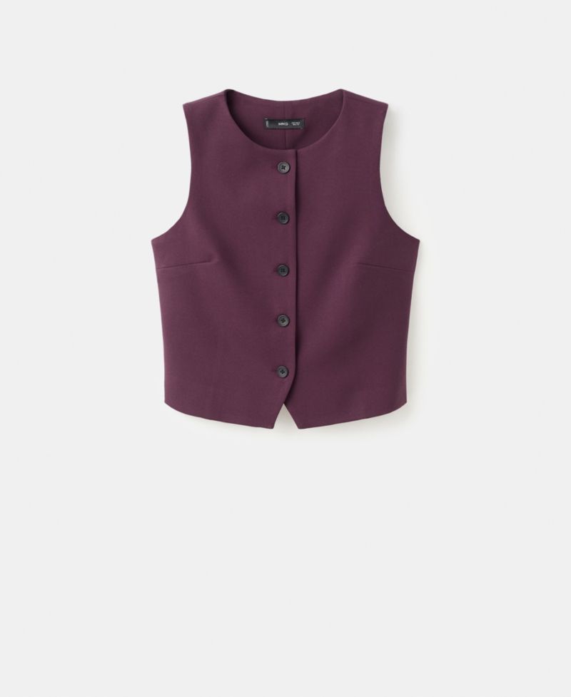 Women's Buttons Suit Vest