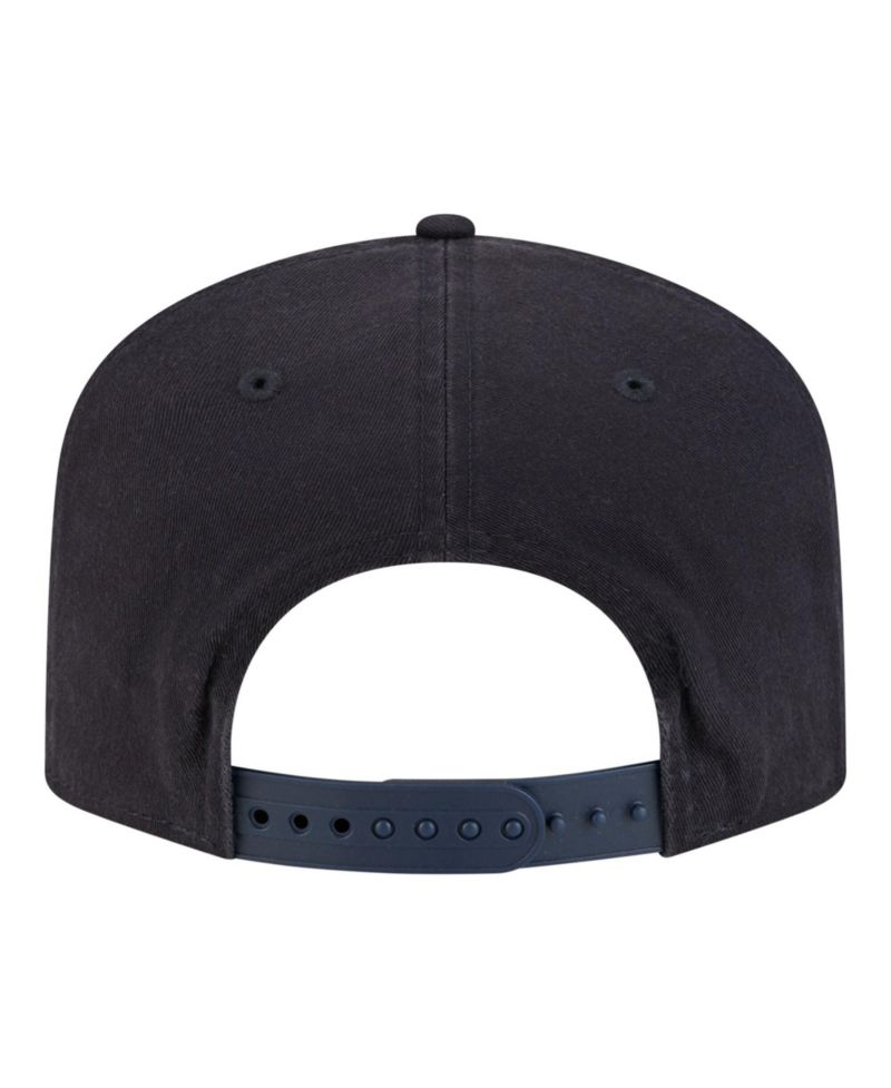 Men's Navy Atlanta Braves Stacked 19TWENTY Adjustable Hat