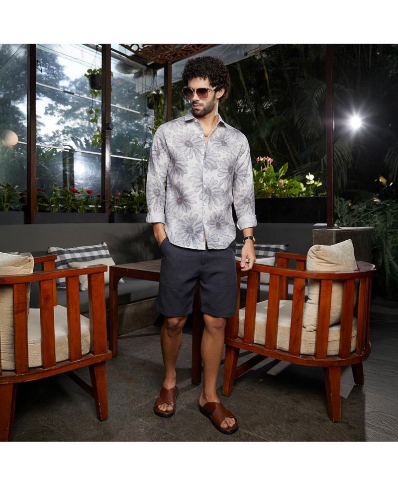 Men's Coin Grey Gloomy Daisy Shirt