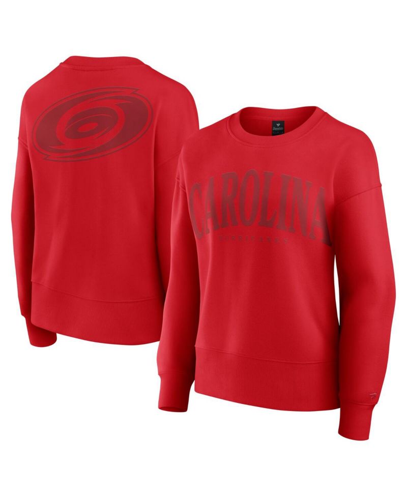 Women's Red Carolina Hurricanes Elements Flow Pullover Sweatshirt
