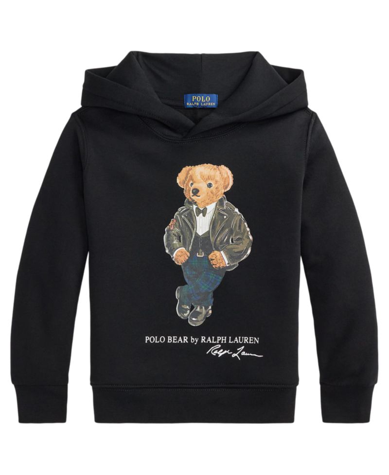 Boys' 2T-7 Polo Bear Graphic Hoodie