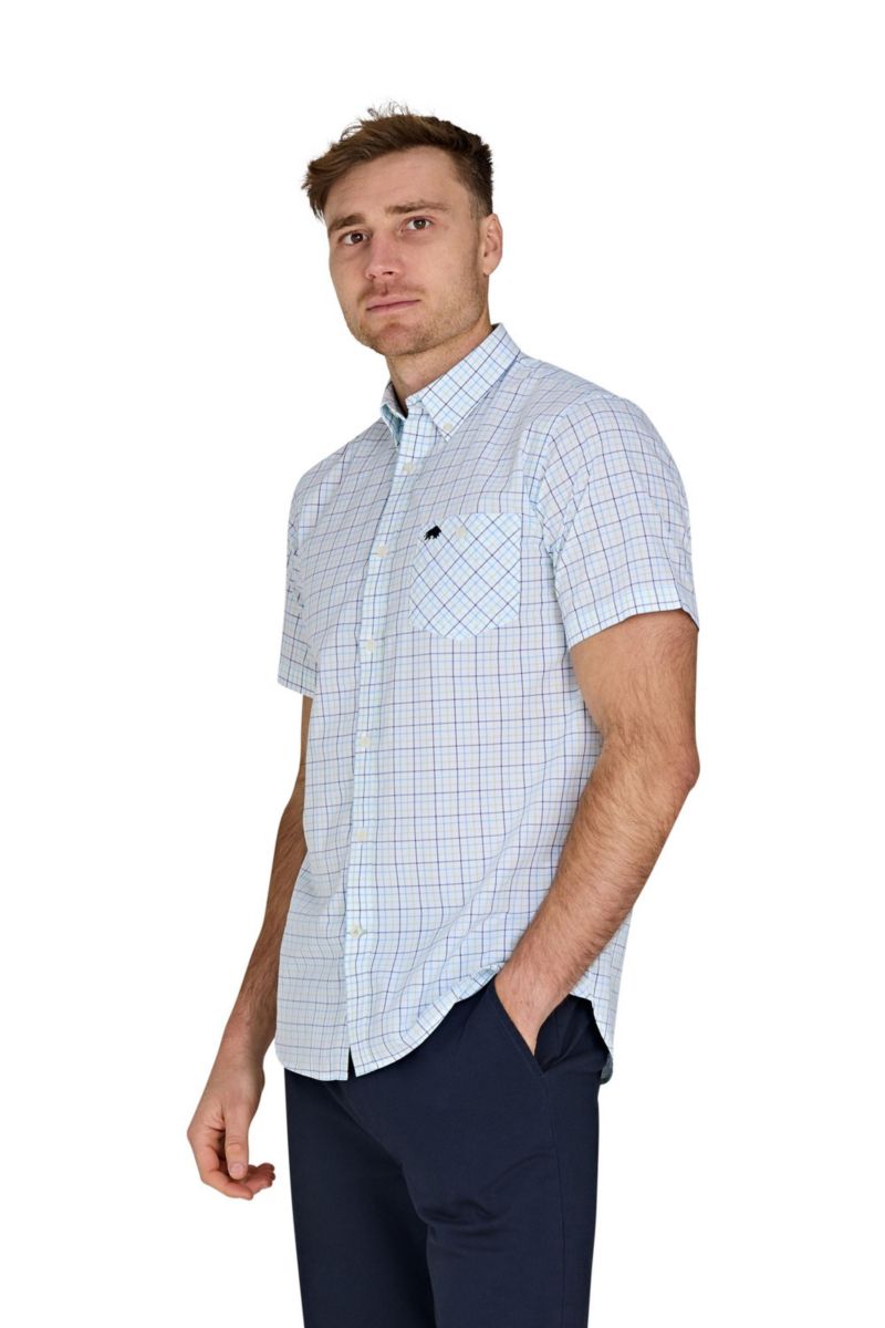 Men's Short Sleeve Cotton Poplin Shirt