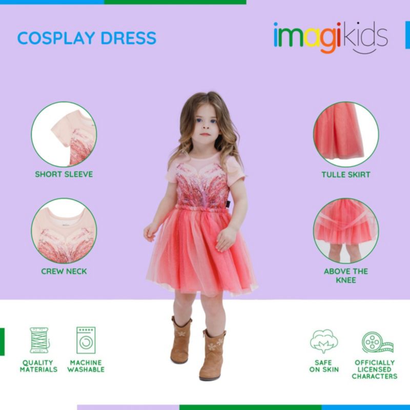 Toddler Girls Universal Studios Cosplay Tulle Dress