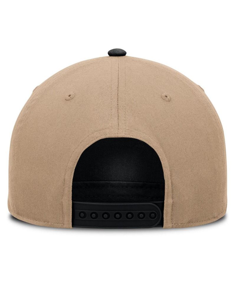Men's Khaki/Black Philadelphia Phillies Two-Tone Rise A-Frame Adjustable Hat