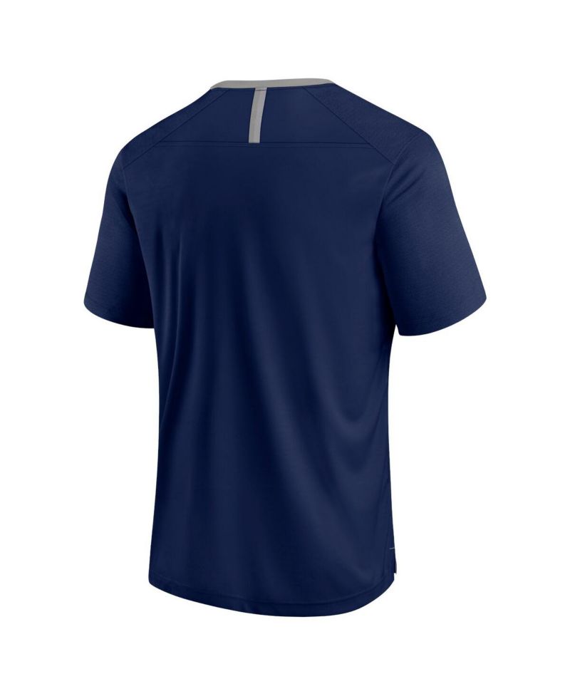 Men's Navy Dallas Cowboys Fade Dot Slant T-Shirt